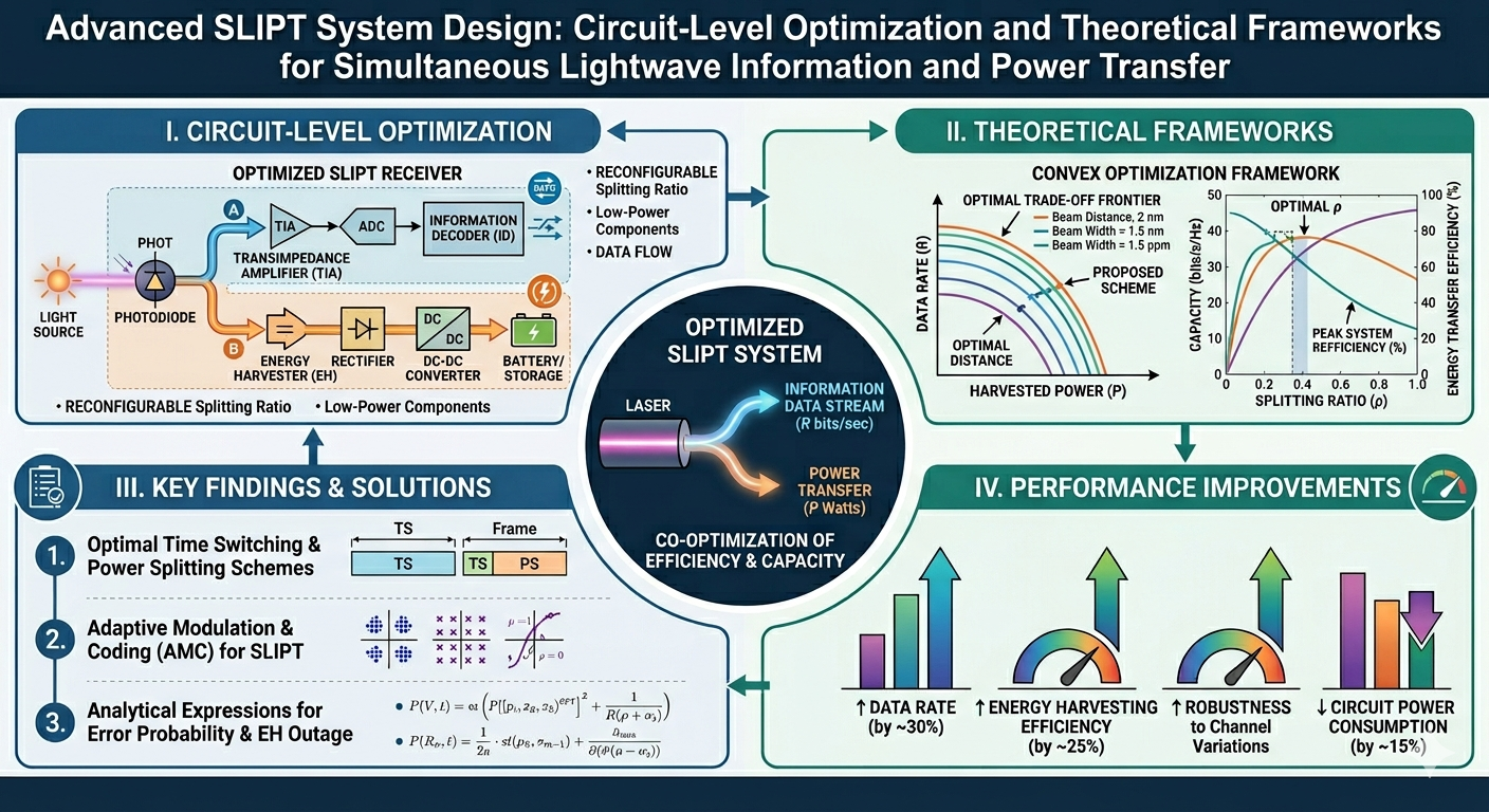 Simultaneous lightwave information and power transfer project